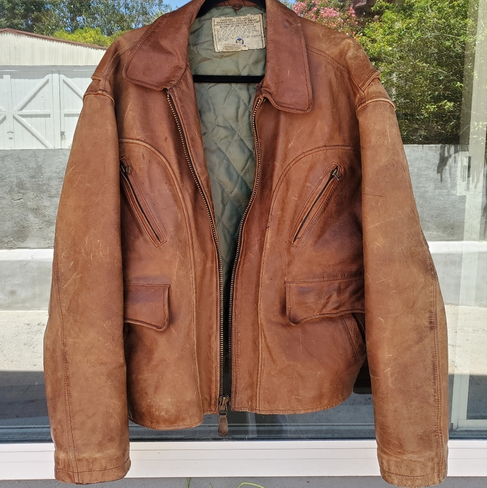 Avirex Quilted Leather flight jacket - Relisted